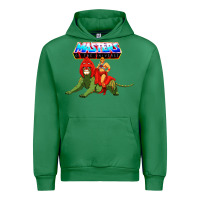 Emerald he man and battle cat Urban Hoodie - artisFamous