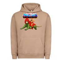 Pigment Burro he man and battle cat Urban Hoodie - artisFamous