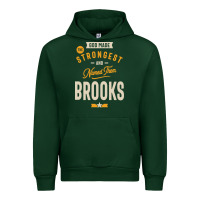 Forest Green Brooks Personalized Name Birthday Gift Urban Hoodie - artisFamous