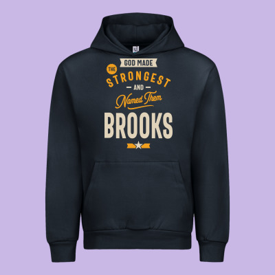 Brooks Personalized Name Birthday Gift Urban Hoodie Designed By Artisfamous