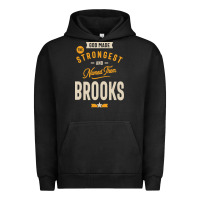 Pigment Black Brooks Personalized Name Birthday Gift Urban Hoodie - artisFamous