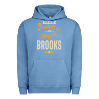 Pigment Pebble Blue Brooks Personalized Name Birthday Gift Urban Hoodie - artisFamous