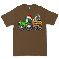 Cacao christmas tractor Premium Tee - CowGirlArtShop