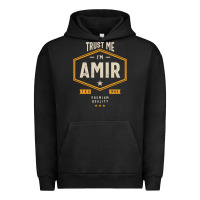 Pigment Black Amir Personalized Name Birthday Gift Urban Hoodie - artisFamous