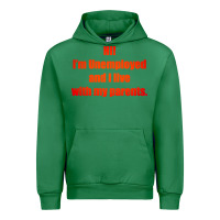Emerald i'm unemployed and i live with my parents Urban Hoodie - artisFamous