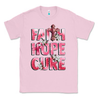 Bubblegum Pink faith hope cure breast cancer Classic Tee - CowGirlArtShop