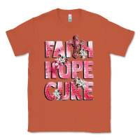 Copper faith hope cure breast cancer Classic Tee - CowGirlArtShop