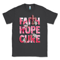 Smoke faith hope cure breast cancer Classic Tee - CowGirlArtShop
