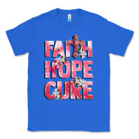 True Royal faith hope cure breast cancer Classic Tee - CowGirlArtShop