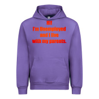Tulip i'm unemployed and i live with my parents Urban Hoodie - artisFamous