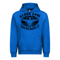 Cobalt globo gym Urban Hoodie - artisFamous