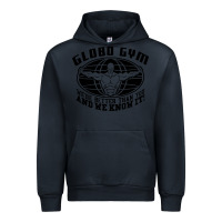 Navy globo gym Urban Hoodie - artisFamous