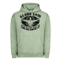 Pigment Oil Green globo gym Urban Hoodie - artisFamous