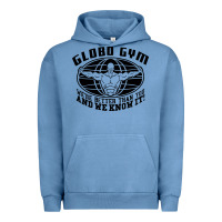 Pigment Pebble Blue globo gym Urban Hoodie - artisFamous