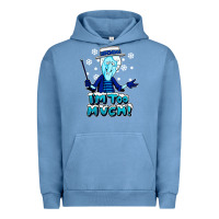 Pigment Pebble Blue snow miser Urban Hoodie - artisFamous