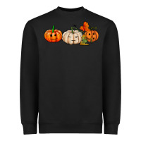 Black pumpkins face Heavyweight Sweatshirt - AdoDesignShop