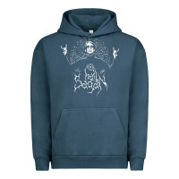 Pigment Midnight Navy hail sagan musical Urban Hoodie - artisFamous