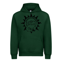 Forest Green church of the toad of light psychedelic frog Urban Hoodie - artisFamous