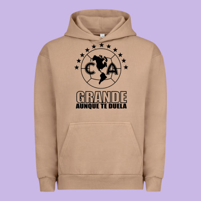 Club America De Mexico Urban Hoodie Designed By Artisfamous