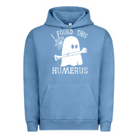 Pigment Pebble Blue halloween i found this skeleton Urban Hoodie - artisFamous