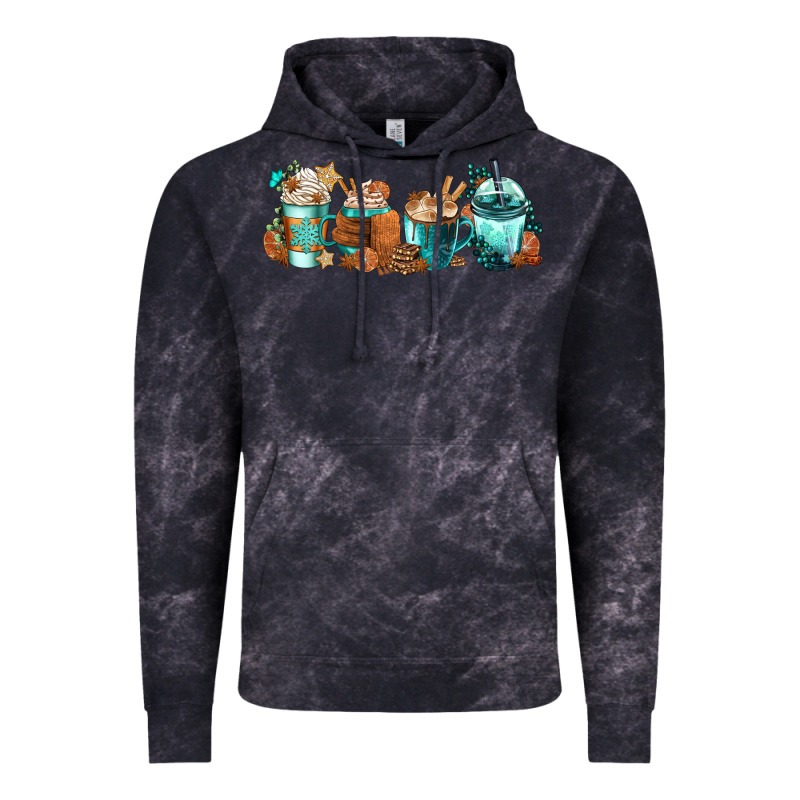 Winter Coffee Cups Vintage Hoodie by FaDigitalArtStudio | Teevron