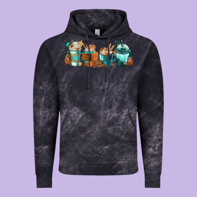 Winter Coffee Cups Vintage Hoodie Designed By Fadigitalartstudio