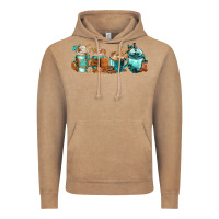 Vintage Coffee Winter Coffee Cups Vintage Hoodie - FaDigitalArtStudio