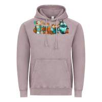 Vintage Zinc Winter Coffee Cups Vintage Hoodie - FaDigitalArtStudio