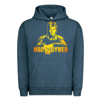 Pigment Midnight Navy macgyver actor movie Urban Hoodie - artisFamous