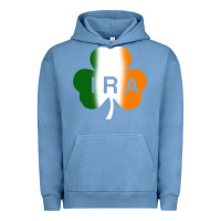Pigment Pebble Blue ira irish lucky shamrock Urban Hoodie - artisFamous