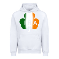 White ira irish lucky shamrock Urban Hoodie - artisFamous