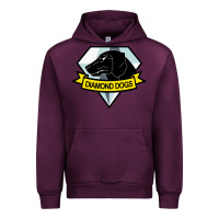 Mauve Wine diamond dogs classic Urban Hoodie - artisFamous