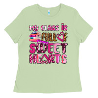 Matcha my class is full of sweet hearts olivia Ladies Tee - OliviaCreatesArt