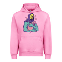 Fuchsia Pink skeletor's hug cat Urban Hoodie - artisFamous