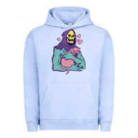 Pigment Grape Ice skeletor's hug cat Urban Hoodie - artisFamous