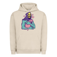 Pigment French Oak skeletor's hug cat Urban Hoodie - artisFamous