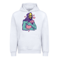 White skeletor's hug cat Urban Hoodie - artisFamous