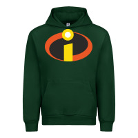 Forest Green incredibles crop top Urban Hoodie - artisFamous