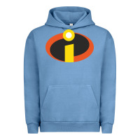 Pigment Pebble Blue incredibles crop top Urban Hoodie - artisFamous