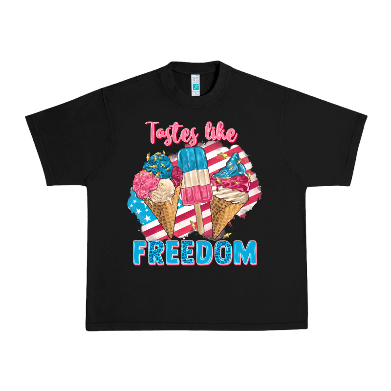 Tastes Like Freedom 4th Of July Urban Heavy Tee by FaDigitalArtStudio | Teevron