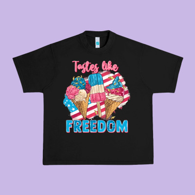Tastes Like Freedom 4th Of July Urban Heavy Tee Designed By Fadigitalartstudio