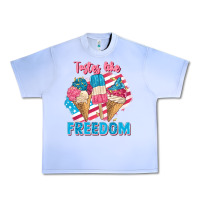Grape Ice Tastes like freedom 4th of July Urban Heavy Tee - FaDigitalArtStudio