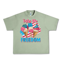 Oil Green Tastes like freedom 4th of July Urban Heavy Tee - FaDigitalArtStudio