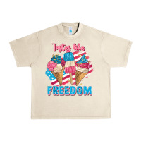 Sandshell Tastes like freedom 4th of July Urban Heavy Tee - FaDigitalArtStudio