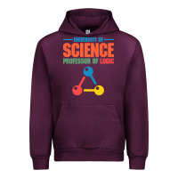 Mauve Wine UNIVERSITY OF SCIENCE PROFESSOR OF LOGIC Urban Hoodie - artisFamous