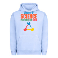 Pigment Grape Ice UNIVERSITY OF SCIENCE PROFESSOR OF LOGIC Urban Hoodie - artisFamous