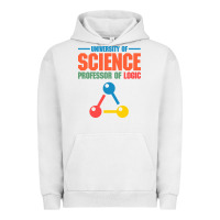 Pigment Lunar Rock UNIVERSITY OF SCIENCE PROFESSOR OF LOGIC Urban Hoodie - artisFamous