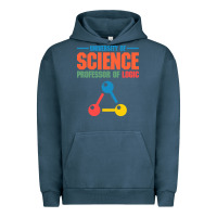 Pigment Midnight Navy UNIVERSITY OF SCIENCE PROFESSOR OF LOGIC Urban Hoodie - artisFamous