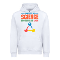 White UNIVERSITY OF SCIENCE PROFESSOR OF LOGIC Urban Hoodie - artisFamous