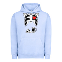 Pigment Grape Ice dad skeleton halloween beer pizza Urban Hoodie - artisFamous